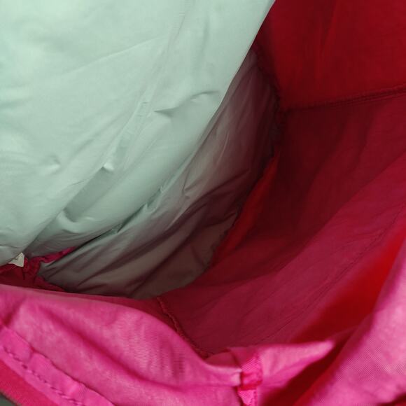 Kipling Ridge 16in Hot Pink Backpack Crinkle Nylon Bookbag Large Gorilla Travel - Picture 6 of 7